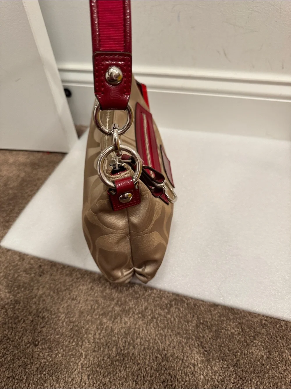 Coach poppy y2k shoulder bag purse 2 hangtags